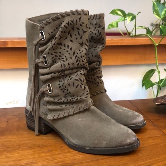 Naughty Monkey Tan Suede Boots - Size
 7.5 - Picture 2 of 8